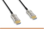 HDMI 8K CMP Hybrid AOC Active Optical Cable 2.1 Bright Gold (with Anti-Static Bag)