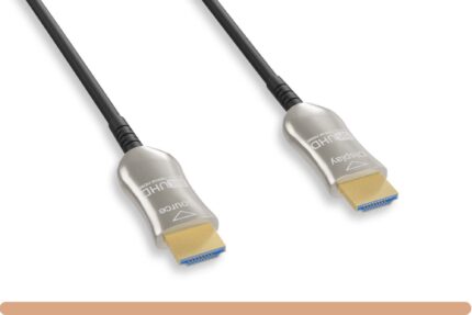 HDMI 8K CMP Hybrid AOC Active Optical Cable 2.1 Bright Gold (with Anti-Static Bag)