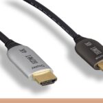 Hybrid Active Optical Fiber HDMI Plenum Rated