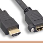 28 AWG. Panel Mount Type HDMI Extension Cable with Ethernet
