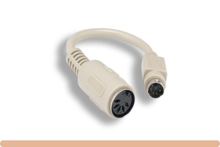 DIN 5 F To MDIN 6 M AT To PS/2 Keyboard Adapter Cable