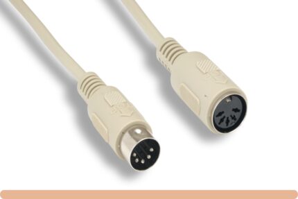 DIN5 M/F AT Keyboard Extension Cable