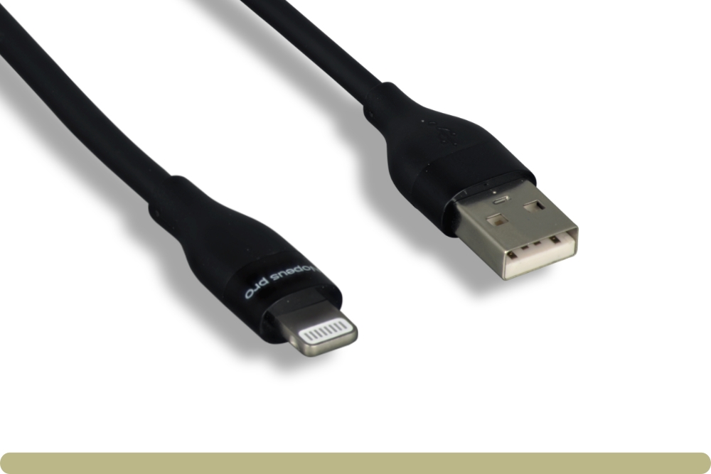 10lt-xx-bk_c_.jpg MFi Certified USB A to Lightning Sync & Charging Cable - Image 1
