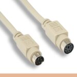 MDIN 6 M/F PS/2 Keyboard Extension Cable