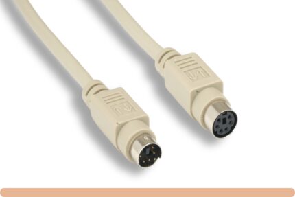 MDIN 6 M/F PS/2 Keyboard Extension Cable