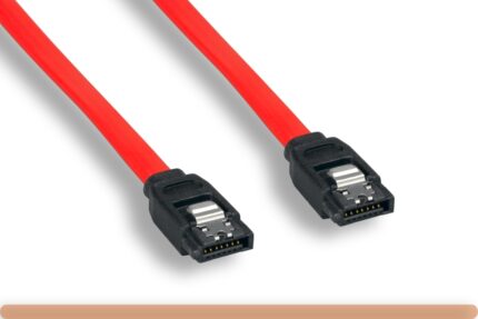 180 Degree 7 Pin w Latch Serial ATA Cable