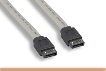 180 Degree 7 Pin External Serial ATA Cable