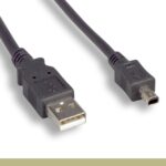 USB 2.0 A Male / Mini 4 Pin Male Cable