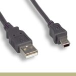 USB 2.0 A Male / Mini 5 Pin Male Cable