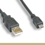 USB 2.0 A Male / Micro B Male Cable