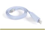 USB 2.0 Type A Male / RJ45 Male 8P8C Console Cable Periwinkle Blue - Image 2
