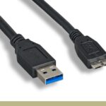 USB 3.0 A Male / Micro B Male Cable