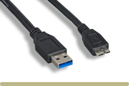 USB 3.0 A Male / Micro B Male Cable