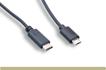 USB 2.0 Type C Male to Micro B Male Cable