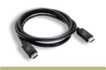 USB 4.0 Gen3 Type C  8K 40Gbps/240w Male/Male Cable, Black Color, E-Mark. - Image 3