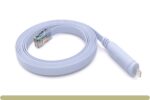 USB Type C Male to RJ45 Male 8P8C Console Cable Periwinkle Blue - Image 2