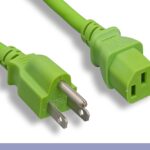 18 AWG Green Standard Power Cord NEMA 5-15P to C13
