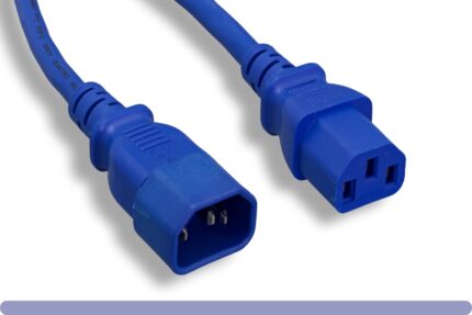 18 AWG Blue Color Power Extension