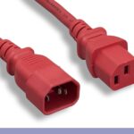 18 AWG Red Color Power Extension