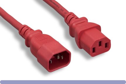 18 AWG Red Color Power Extension