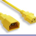 18 AWG Yellow Color Power Extension