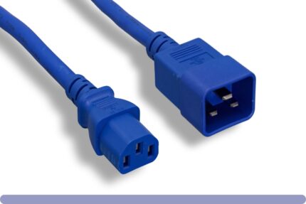 C20 to C13 Universal Jumper Power Cord Blue Color