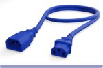 14 AWG  C13/C14 Blue Color Power Extension - Image 2