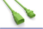 14 AWG C13/C14 Green Color Power Extension