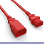 14 AWG C13/C14 Red Color Power Extension