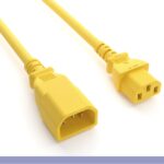 14 AWG  C13/C14 Yellow Color Power Extension