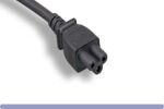 18 AWG 3 Prong Notebook Power Cord NEMA 5-15P to C5 - Image 2