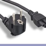 European Schuko Power Cord CEE 7/7 Right Angle To IEC-60320-C5
