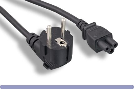 European Schuko Power Cord CEE 7/7 Right Angle To IEC-60320-C5