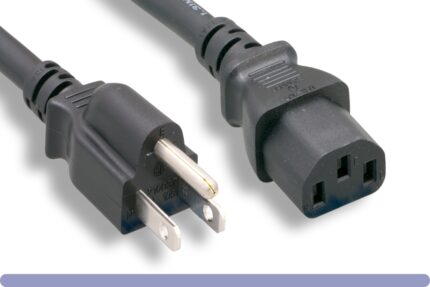 14 AWG Standard Power Cord NEMA 5-15P to C13