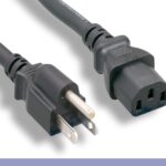 18 AWG Shielded Standard Power Cord NEMA 5-15P to C13