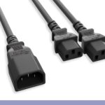 16AWG Power Cord Extension / Splitter C14 to C13 x 2