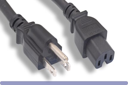 14 AWG NEMA 5-15P to C15 Power Cord