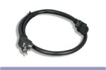 14 AWG AC Power Cord NEMA 5-20P to C13 - Image 2