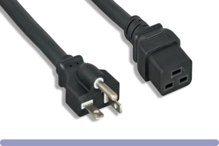 12 AWG AC Power Cord NEMA 5-20P to C19