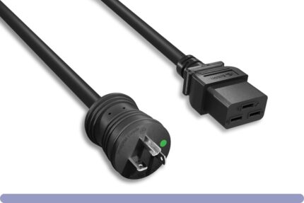 12 AWG Hospital Grade Power Cord Black Color