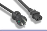 14 AWG Hospital Grade Power Cord Black Color