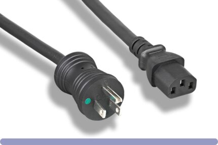 14 AWG Hospital Grade Power Cord Black Color
