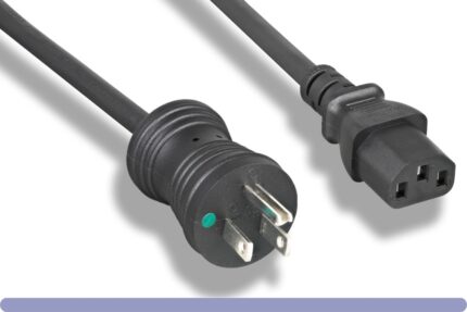 16 AWG Hospital Grade Power Cord Black Color