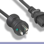 18 AWG Hospital Grade Power Cord Black Color