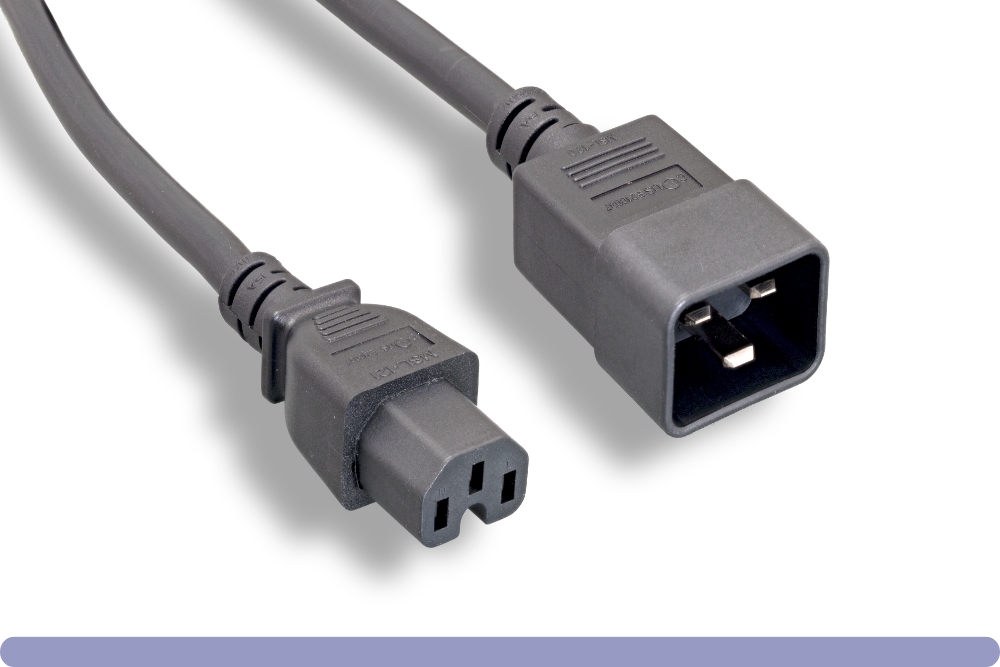 10w1-c1520-xx_1.jpg 14 AWG. Black Color C15 / C20 Power Cord - Image 1