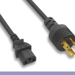 L5-15P / C13 Medium Duty 14AWG Locking Power Cord