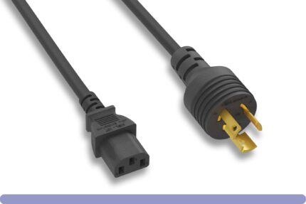 L5-15P / C13 Medium Duty 14AWG Locking Power Cord