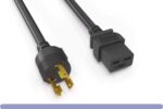 L5-30P / C19 Heavy Duty 12AWG Locking Power Cord