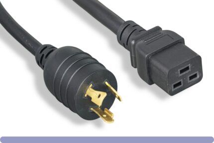 L5-20P / C19 Heavy Duty 12AWG Locking Power Cord