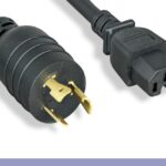 L6-20P / C15 Medium Duty 14AWG Locking Power Cord